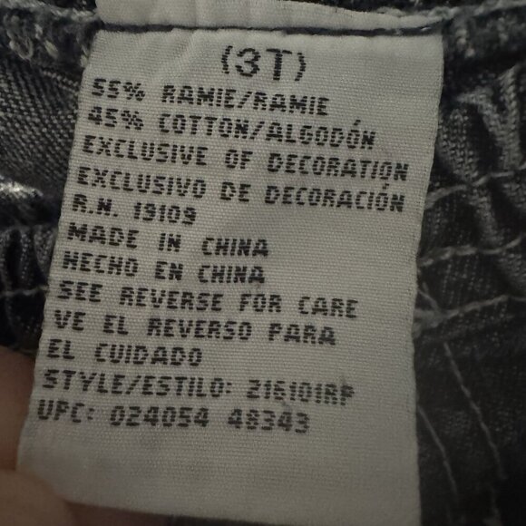 RARE Vintage Disney Finding Nemo Jeans Denim Size 3T Kids Toddler Y2K 2000s - Picture 9 of 9